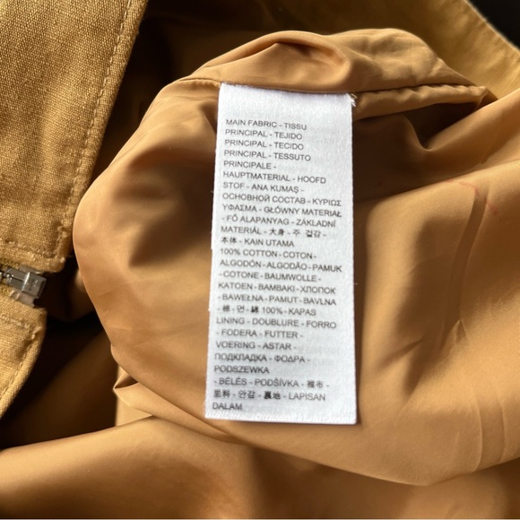 🆕 Levis Jacket Mens Beige Full Zip Bomber Depot Canvas Size M Corduroy
Collar - Picture 11 of 13